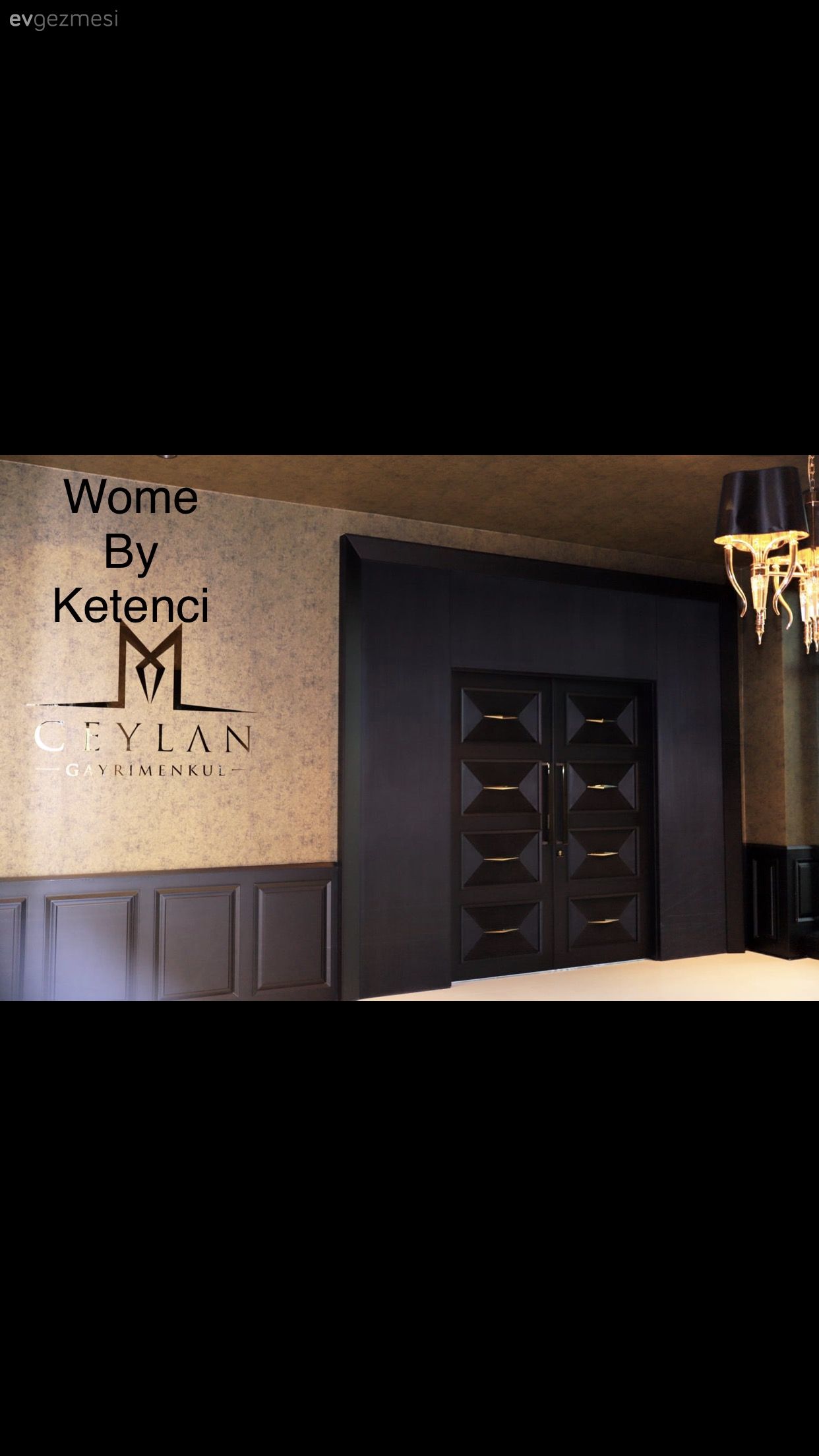 siyah ofis detayları