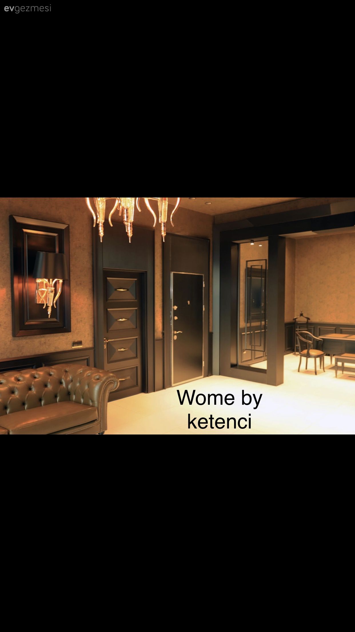 siyah ofis detayları