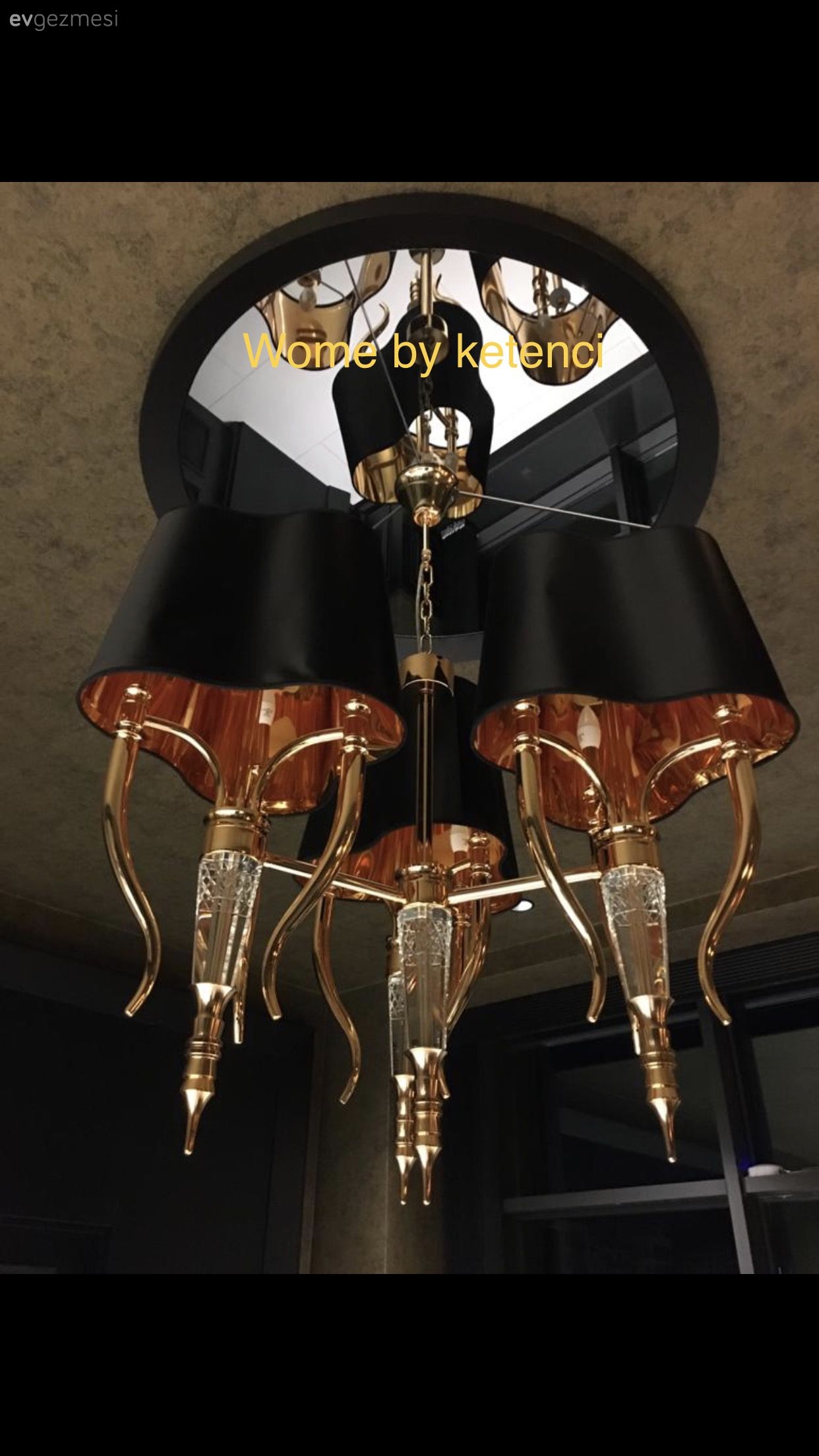 siyah ofis detayları