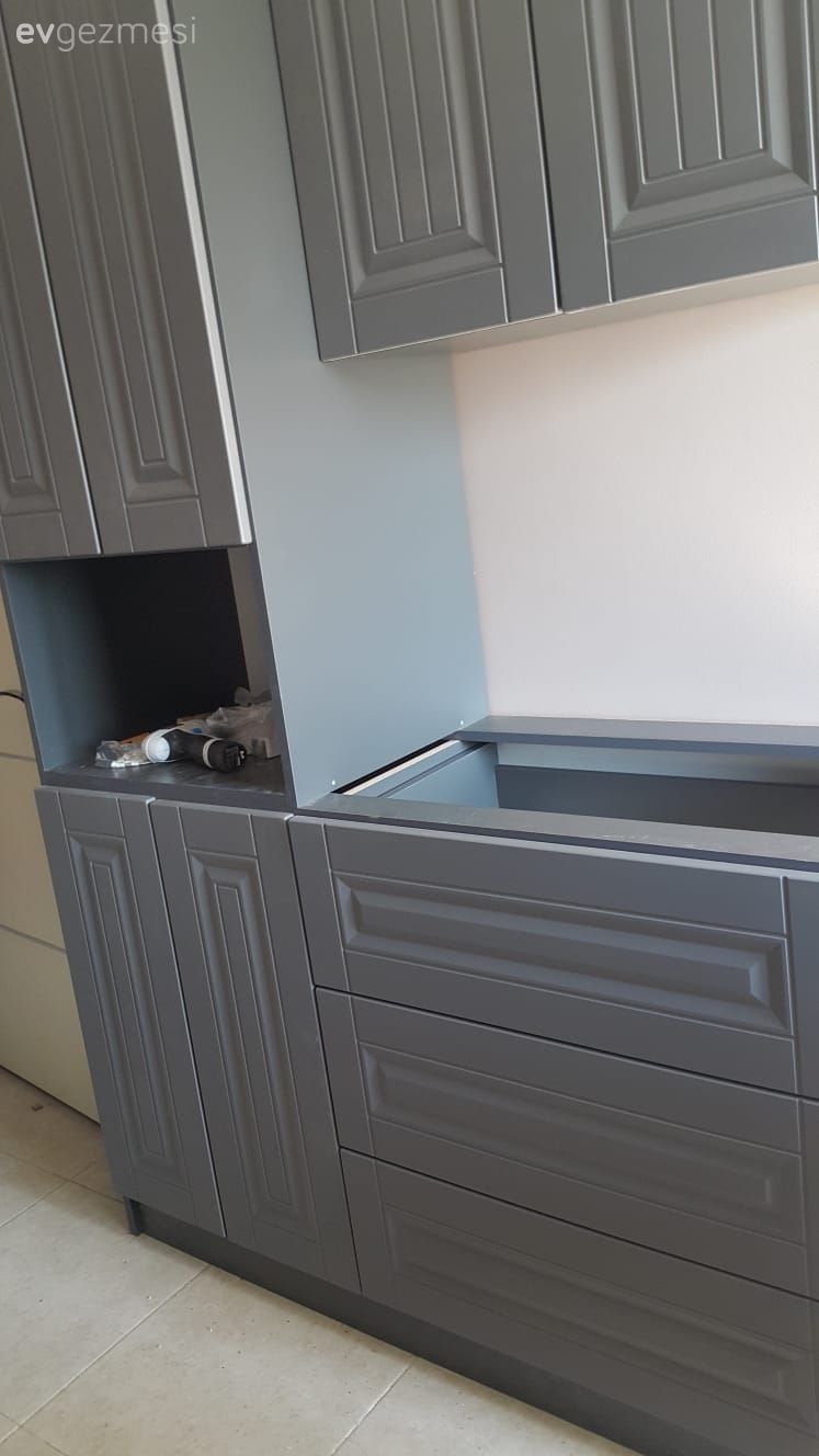 Yeni taşıdığım evin mutfağını yenilettik