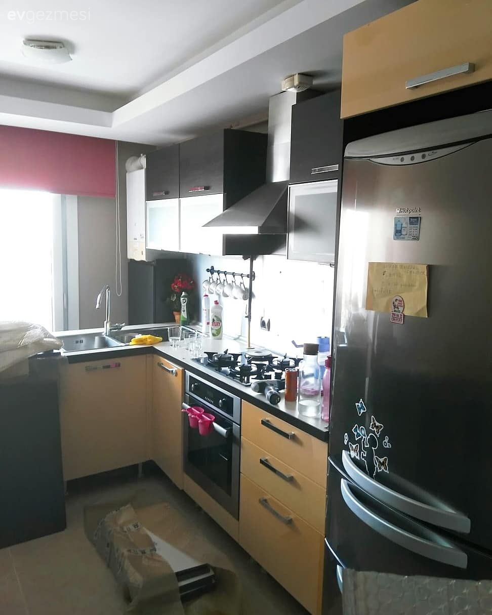 Yeni taşıdığım evin mutfağını yenilettik