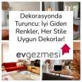 Dekorasyonda Turuncu: İyi Giden Renkler, Her Stile Uygun Dekorlar!