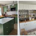 Bu Geniş Mutfağın Bir Tarafında Yeşil Dolaplar Var Diğerinde Kiler!