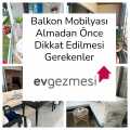 Balkon Mobilyası Almadan Önce Dikkat Edilmesi Gerekenler