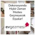 Dekorasyonda Hiçbir Zaman Modası Geçmeyecek Eşyalar!