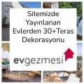 Sitemizde Yayınlanan Evlerden 30+Teras Dekorasyonu
