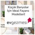 Küçük Banyolar İçin İdeal Fayans Modelleri