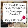 30+ Farklı Kruvaze Perde Modeli: Stil ve Dekorasyon Önerileri!