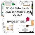 Büyük Salonlarda Eşya Yerleşimi Nasıl Yapılır?