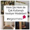 Hem Şık Hem de Çok Kullanışlı Vestiyer Modelleri!
