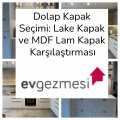 Dolap Kapak Seçimi: Lake Kapak ve MDF Lam Kapak Karşılaştırması