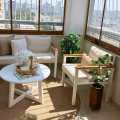 Bu Keyifli Balkon Her Mevsim İçin Uygun Durumda