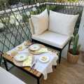 Koltuk Aynı Görünümler Farklı! Portatif Mobilyanın Gücüne Örnek Bir Balkon!