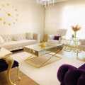 Art Deko Ruhlu Bu Salonda Mor Tüm Cazibesini Konuşturuyor
