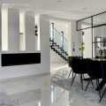 Çağdaş Tasarımları Çok Seven Bu Evde Siyah ve Beyaz Her Yeri Kuşatmış!