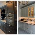Bu Country Mutfağın Bir Yanı Siyah Diğer Yanı da Beyaz!