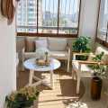 Bu Keyifli Balkon Her Mevsim İçin Uygun Durumda
