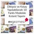 Dikişsiz ve Kolay Yapılabilecek 10 Farklı Modelde Kırlent Yapımı