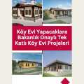 Köy Evi Yapacaklara Bakanlık Onaylı Tek Katlı Köy Evi Projeleri