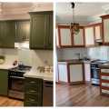 Öncesi&Sonrası: Yeşilin Bu Tonu Mutfağın Yeni Haline Çok Yakışmış!