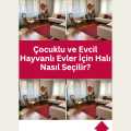 Çocuklu ve Evcil Hayvanlı Evler İçin Halı Nasıl Seçilir?