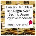 Evinizin Her Odası İçin Doğru Avize Seçimi: Uygun Boyut ve Modeller!