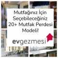 Mutfağınız İçin Seçebileceğiniz 20+ Mutfak Perdesi Modeli!