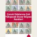 Çocuk Odalarına Çok Yakışacak Duvar Boyası Renkleri
