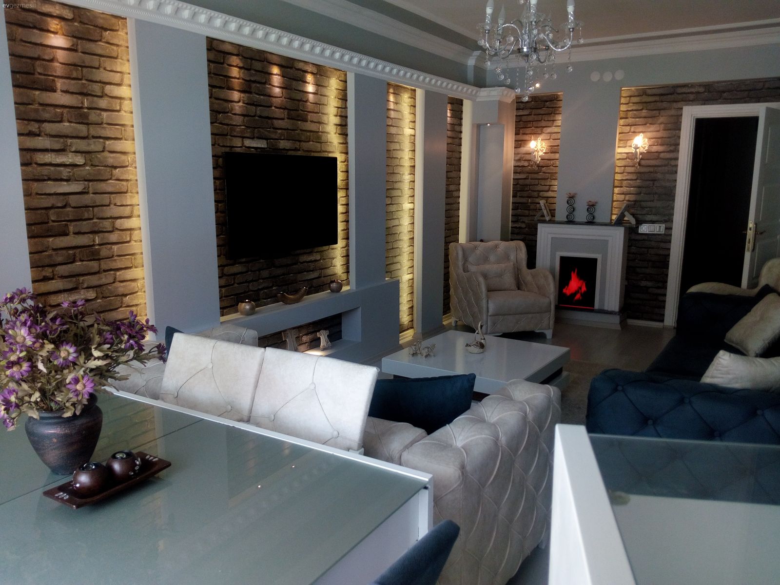 Kendi tasarladığım salonum