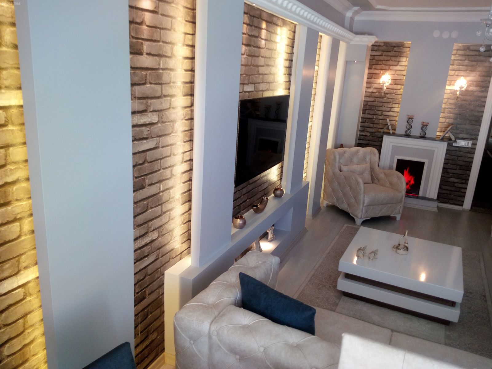 Kendi tasarladığım salonum