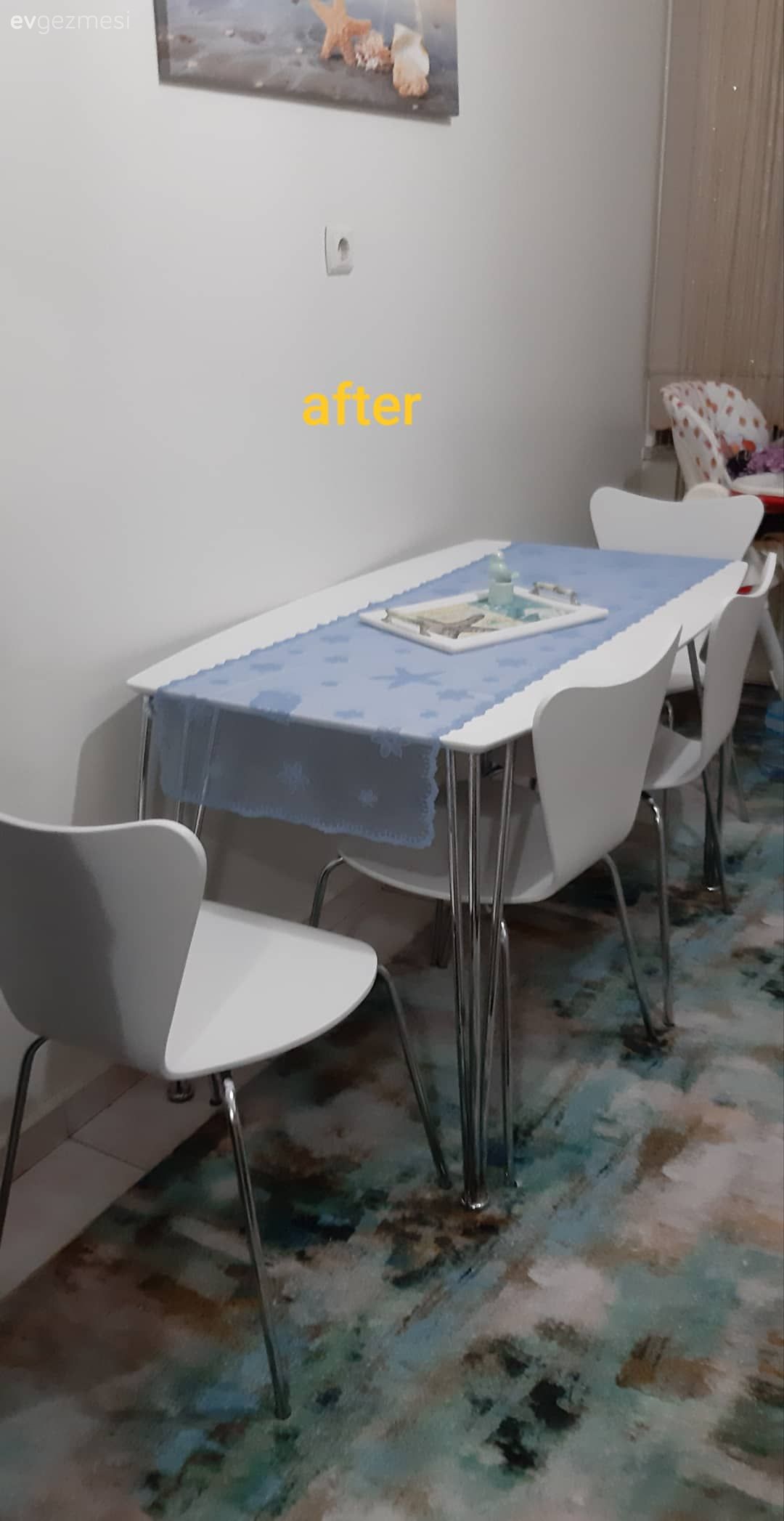 Mutfak masası yenileme