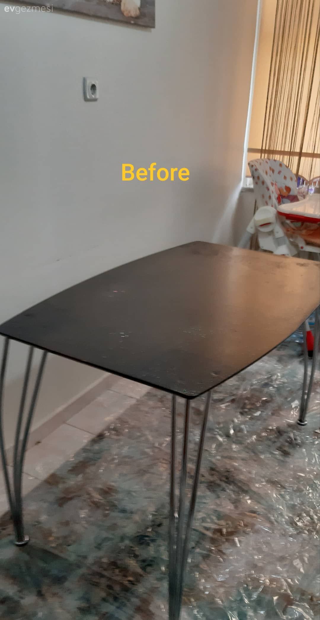 Mutfak masası yenileme