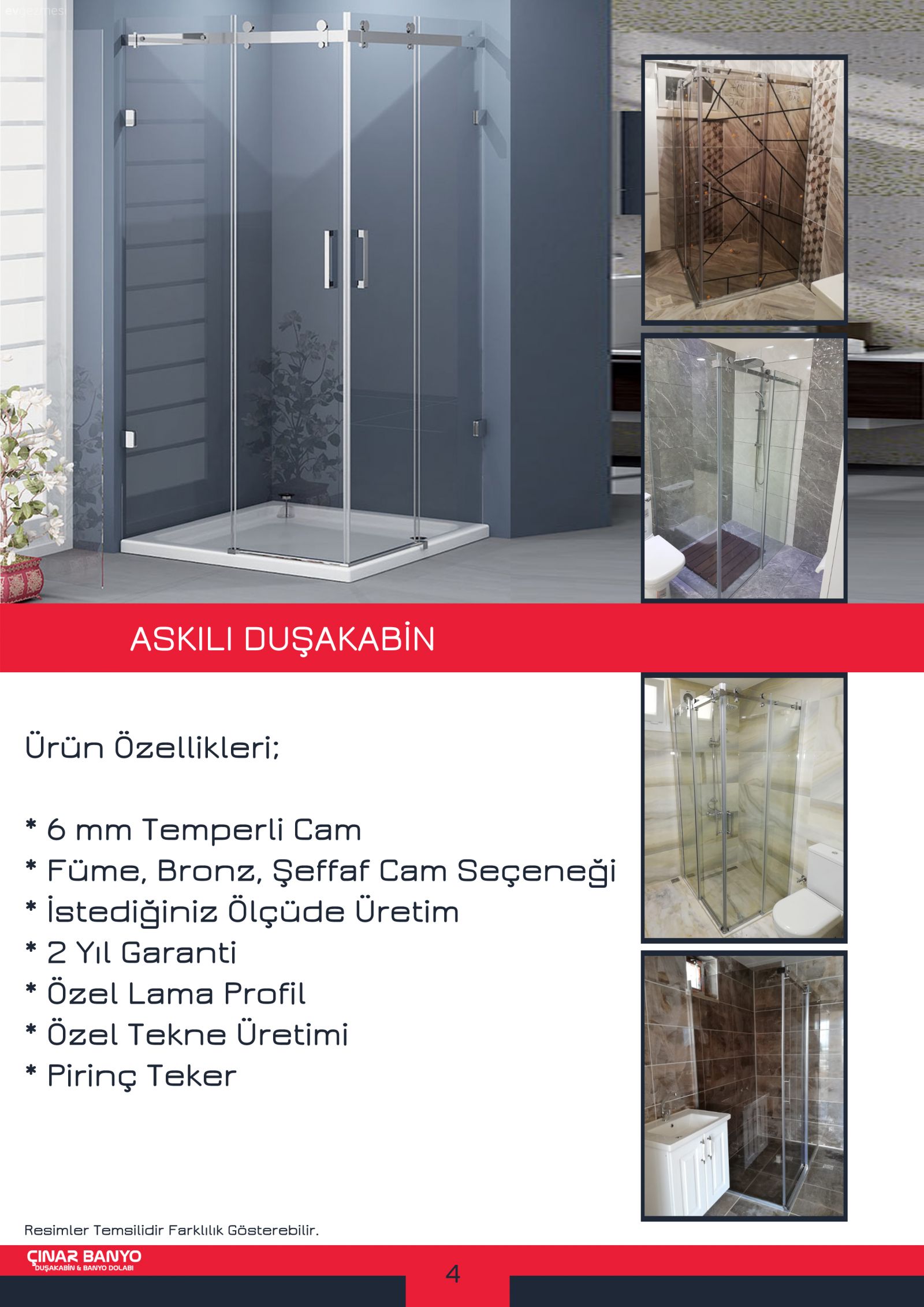 DUŞAKABİN VE BANYO DOLABI TERCİHİ