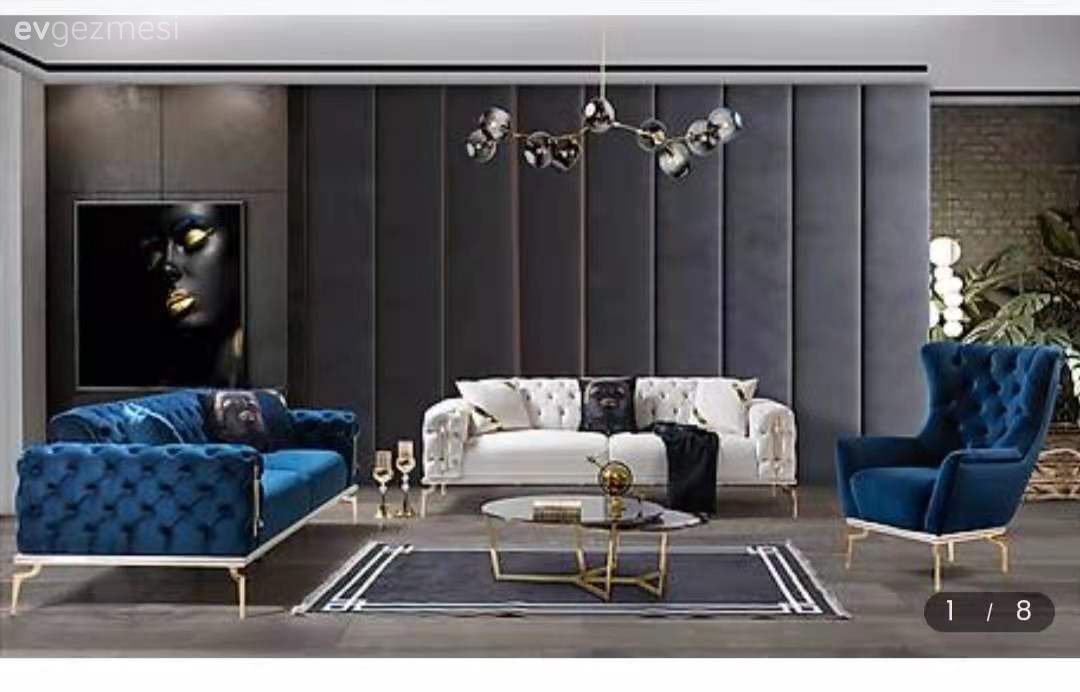 Salon halı-perde dekorasyonum için yardım