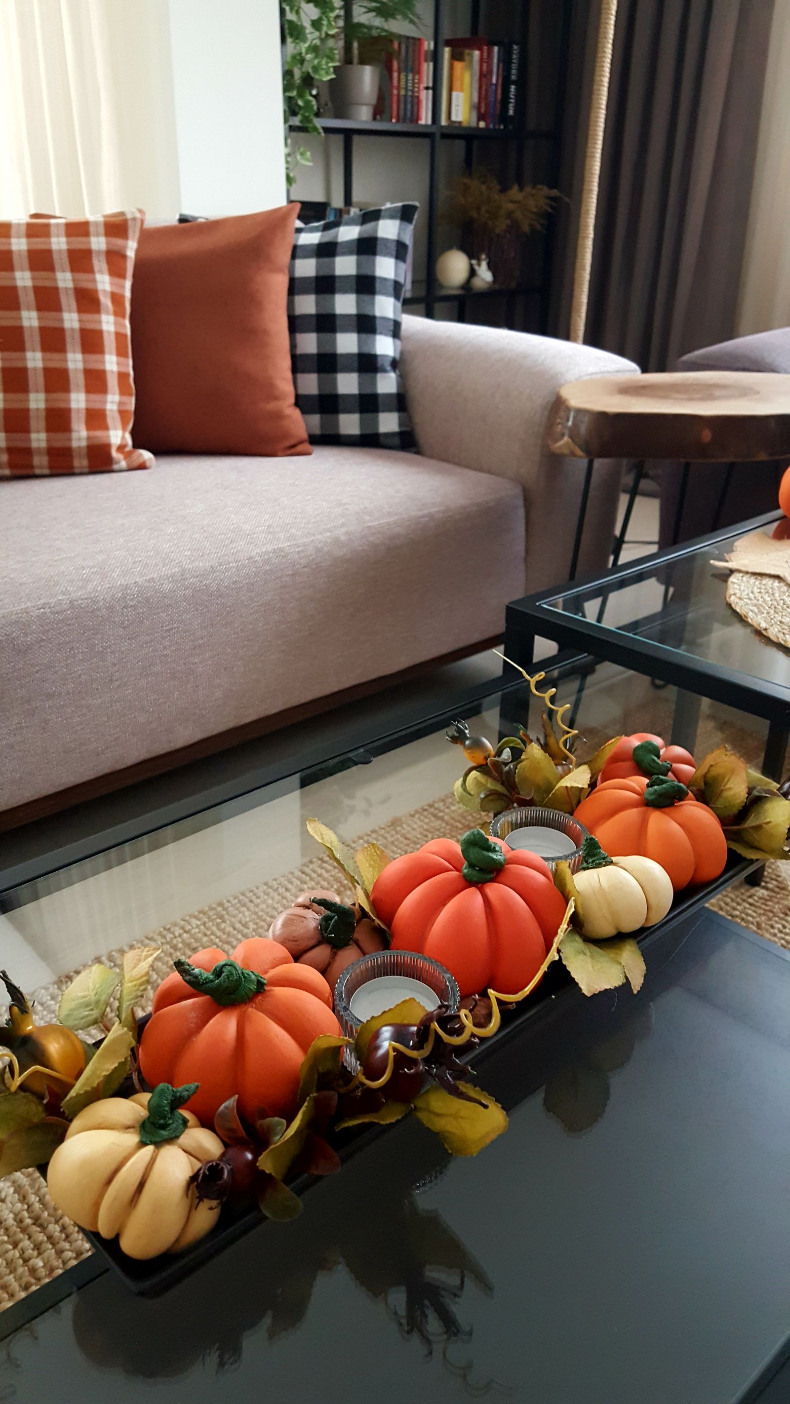 Sonbahara Uygun Oturma Odası ve Balkonum