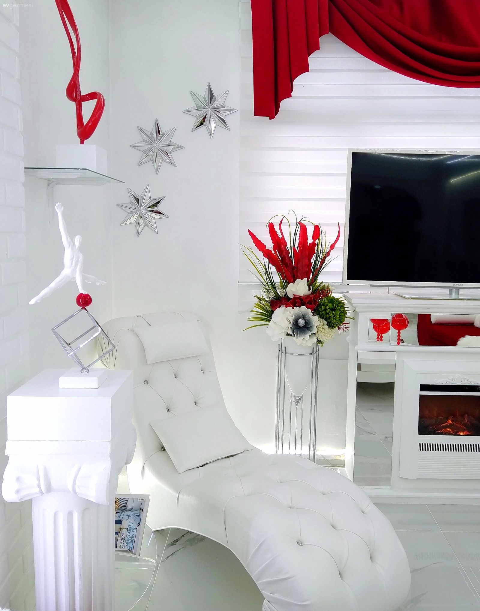 Kendi dekore ettiğim salonum...