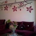 Salon dekorasyonu, benim tasarımım, benim yapımım.