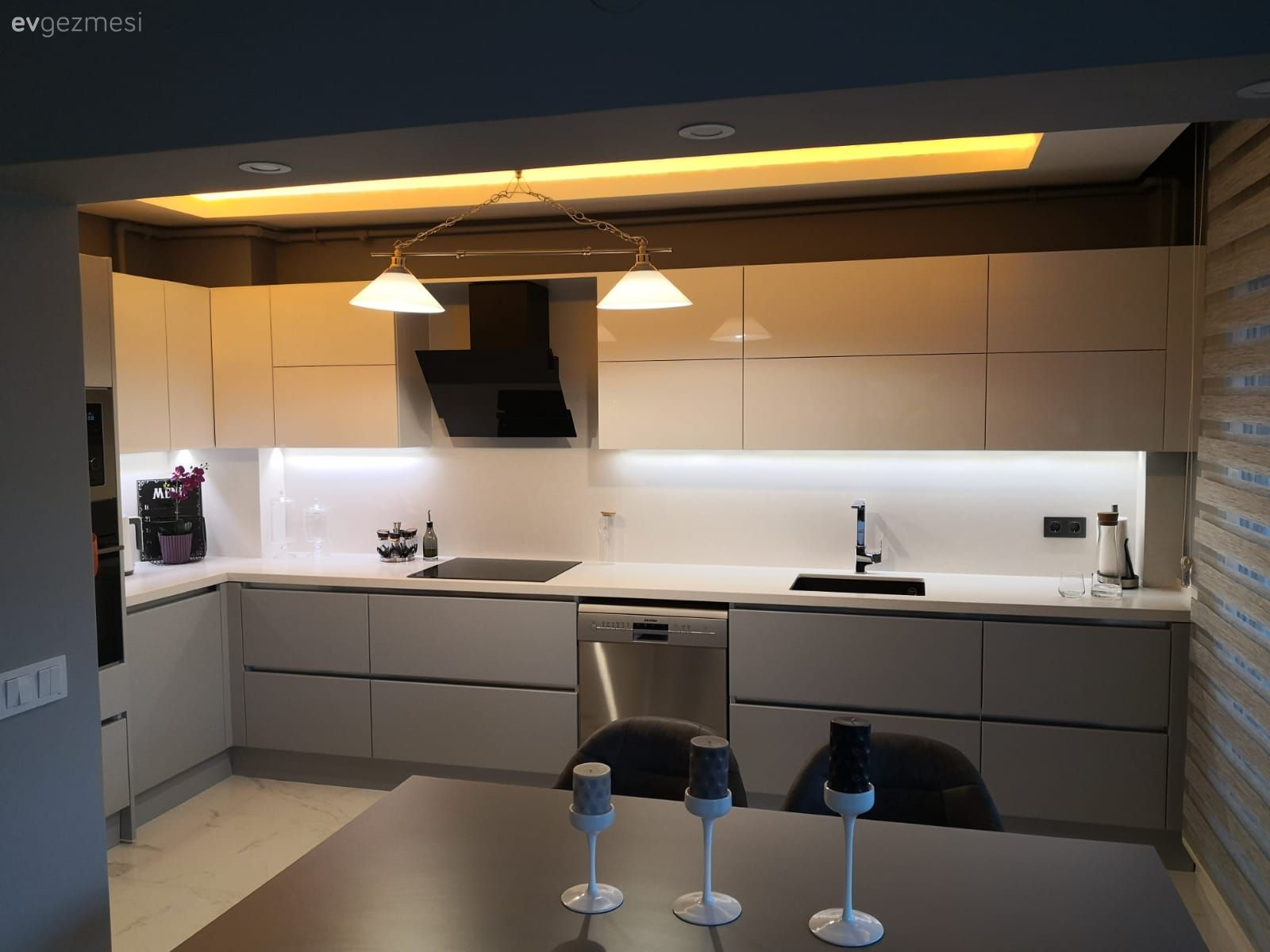 Yeni yaptirdigim mutfagimdan kareler