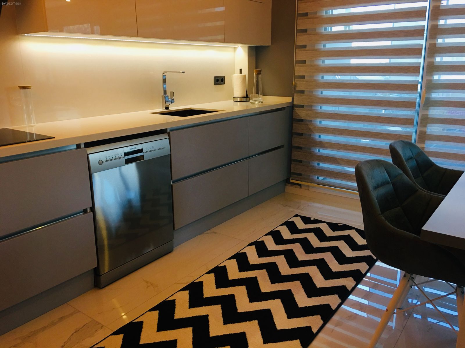 Yeni yaptirdigim mutfagimdan kareler