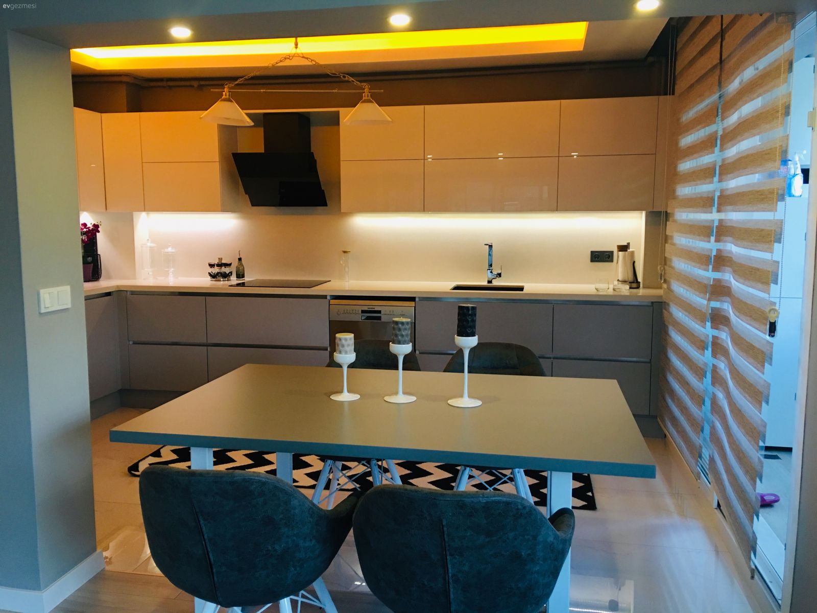 Yeni yaptirdigim mutfagimdan kareler