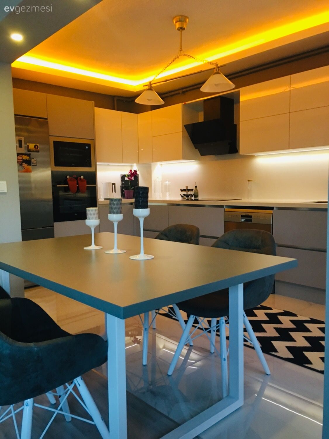 Yeni yaptirdigim mutfagimdan kareler